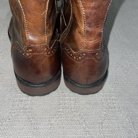 Aston Grey Men’s Ankle Boots Size 9 M Brown Leather Going Out Party City - Picture 10 of 12